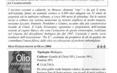 Il Libro Guida agli Oli d’Italia – 2007